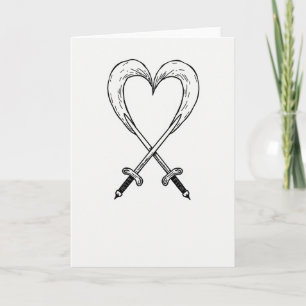 Cartão de Amor e Força Simples