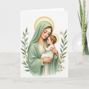Cartão de Amor entre Mãe e Filho