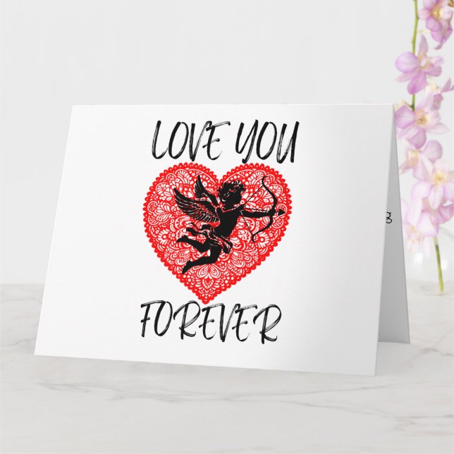 Cartão de Amor Eterno (Orquídea)