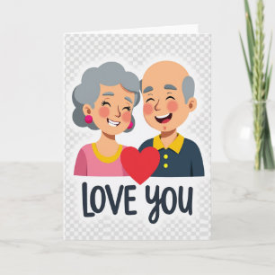Cartão de Amor Gráfico de Coração