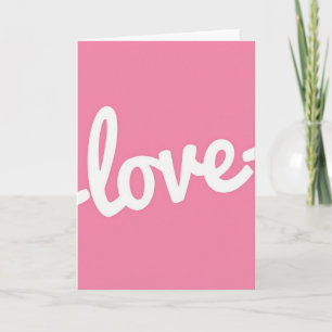 Cartão de Amor Minimalista Elegante