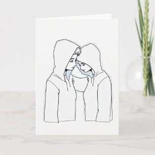 Cartão de Amor Minimalista Ternura