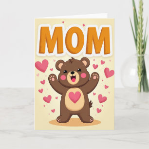 Cartão de Amor para a Mãe Mais Querida