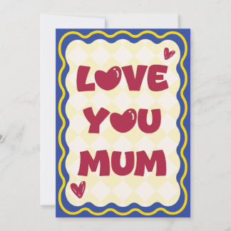 Cartão de Amor para a Mamãe