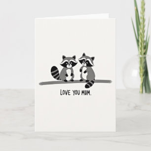 Cartão de Amor para a Mamãe Sweet Woodland Mum