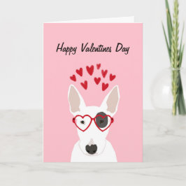 Cartão de Amor para Namorados de Terrier Bull