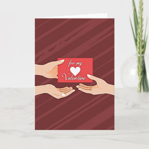 Cartão de Amor para o Meu Valentim