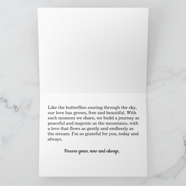 Cartão de Amor para Sempre (Interior)