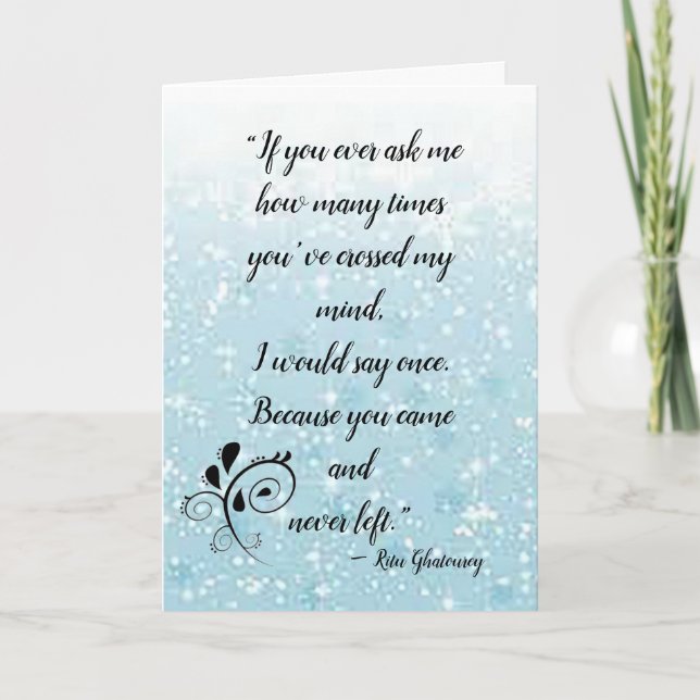 Cartão de Amor "Perfeito Junto" (Frente)