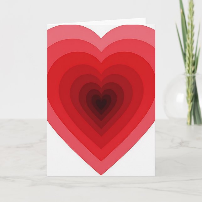 Cartão de Amor Profundo Romântico (Frente)