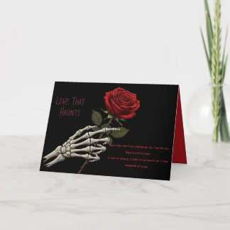 Cartão de Amor que Assombra