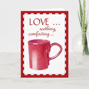 Cartão de Amor Red Hot Mug