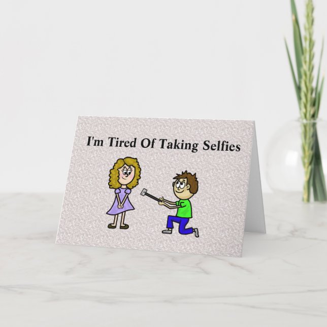 Cartão de Amor Românico Selfy Casal (Frente)