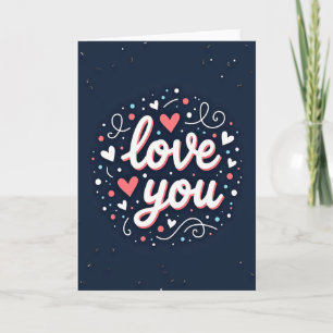 Cartão de Amor Romântico Atemporal
