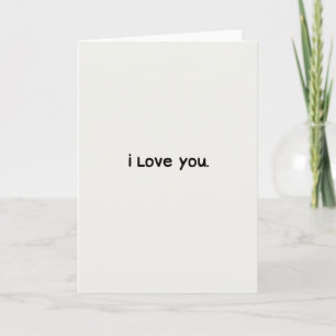 Cartão de Amor Romântico Branco