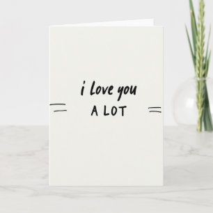 Cartão de Amor Romântico Você Me Ama Muito