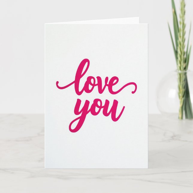 Cartão de Amor Romântico Você Script (Frente)