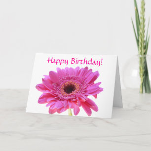 Cartão de Amor Rosa Gerbera