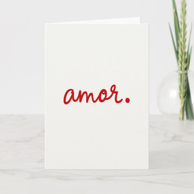Cartão de Amor Simple Love (Frente)