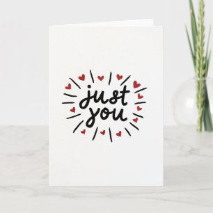Cartão de Amor Simples para Você
