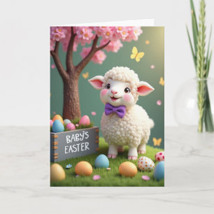 Cartão de Animal da Primavera com Ouro Falso