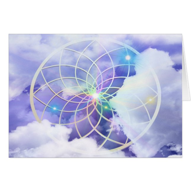 Cartão de Anishinabek Dreamcatcher (Frente Horizontal)