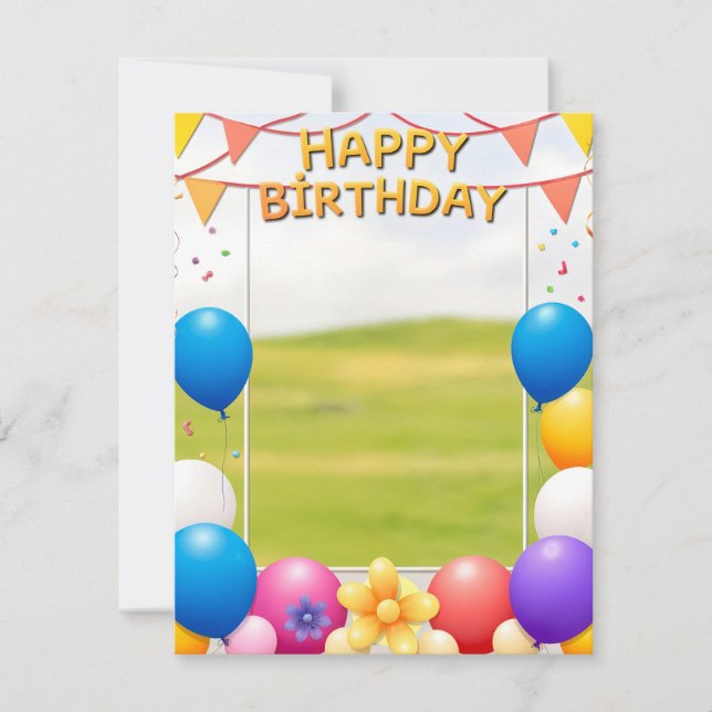 Cartão de Aniversário  (Frente)