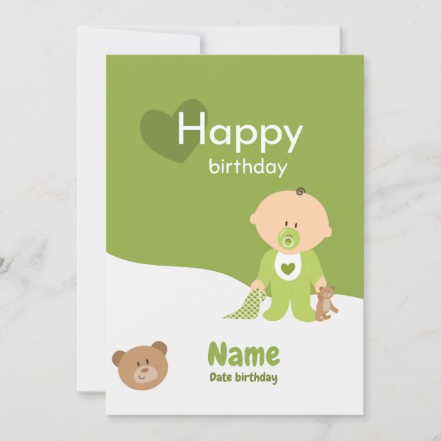 Cartão de Aniversário (Frente)