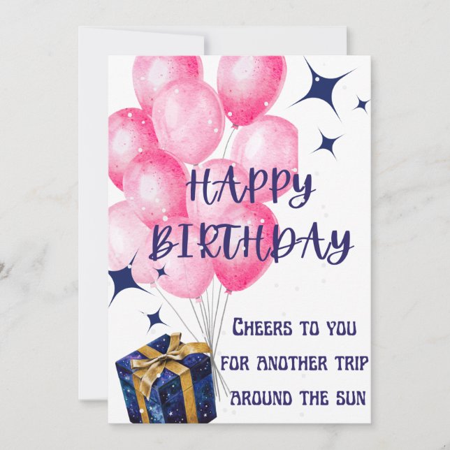 Cartão de Aniversário (Frente)