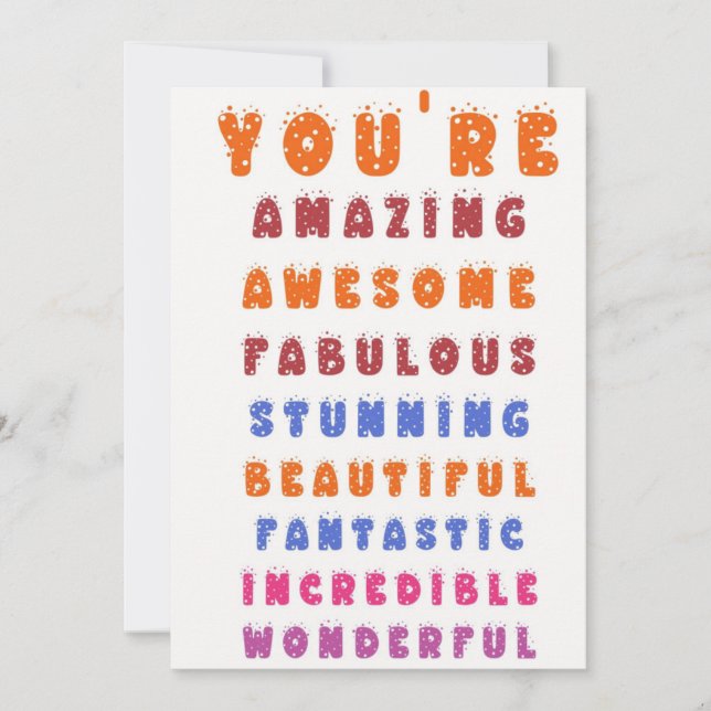 Cartão de aniversário (Frente)