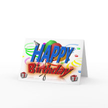 Cartão de aniversário