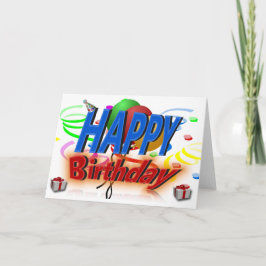 Cartão de aniversário