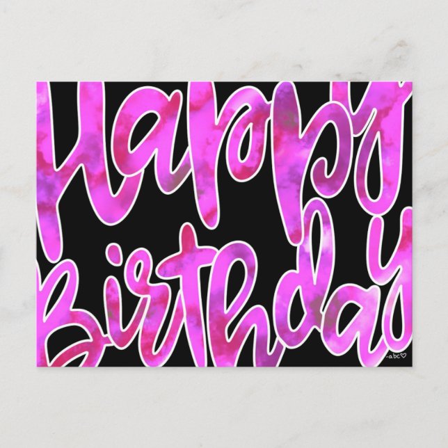 Cartão de Aniversário (Frente)