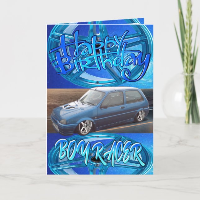 Cartão de aniversário (Frente)