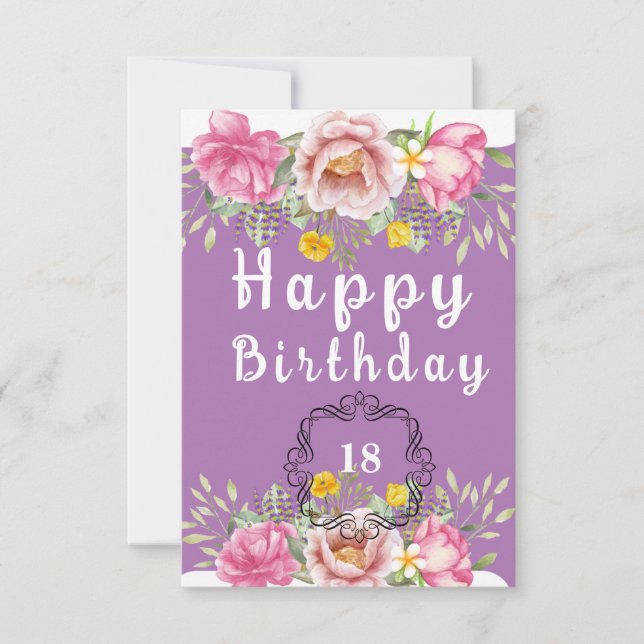 Cartão de Aniversário (Frente)