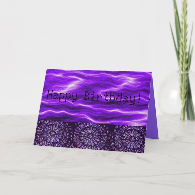 Cartão de aniversário (Frente)