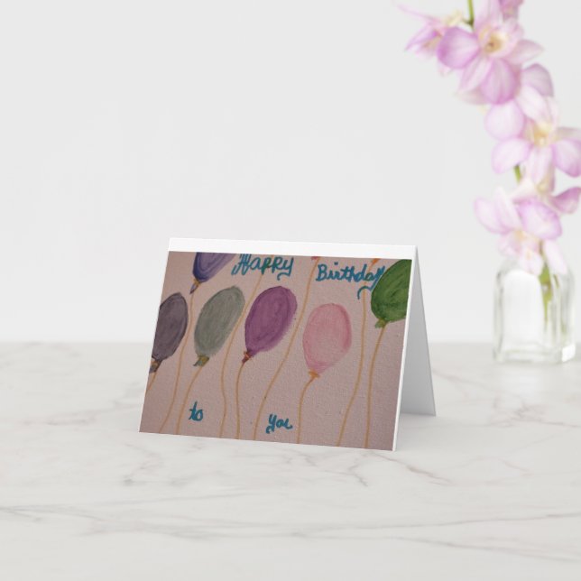 cartão de aniversário (Orquídea)