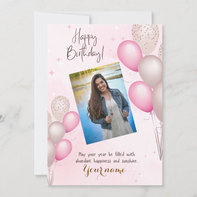 Cartão de Aniversário (Frente)