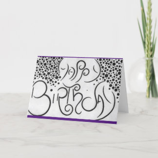 Cartão de aniversário