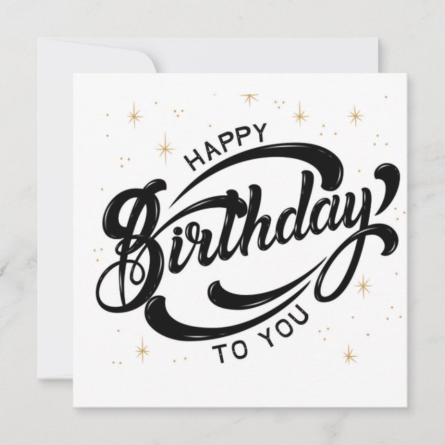 Cartão de Aniversário (Frente)