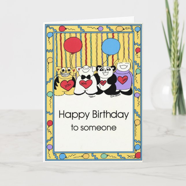 Cartão de ANIVERSÁRIO (Frente)