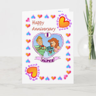Cartão de aniversário - 1º papel