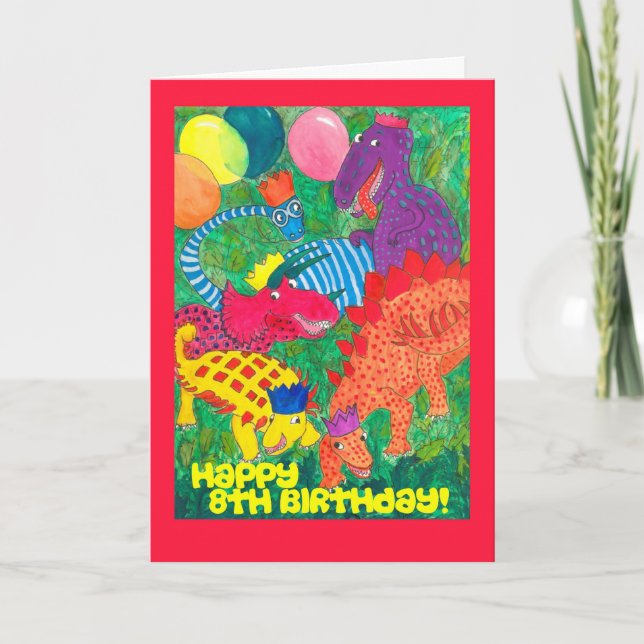 Cartão de Aniversário 5 - Monstros! (Frente)