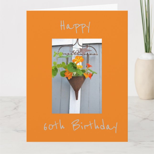 CARTÃO DE ANIVERSÁRIO *60º* DO MELHOR AMIGO (Frente)