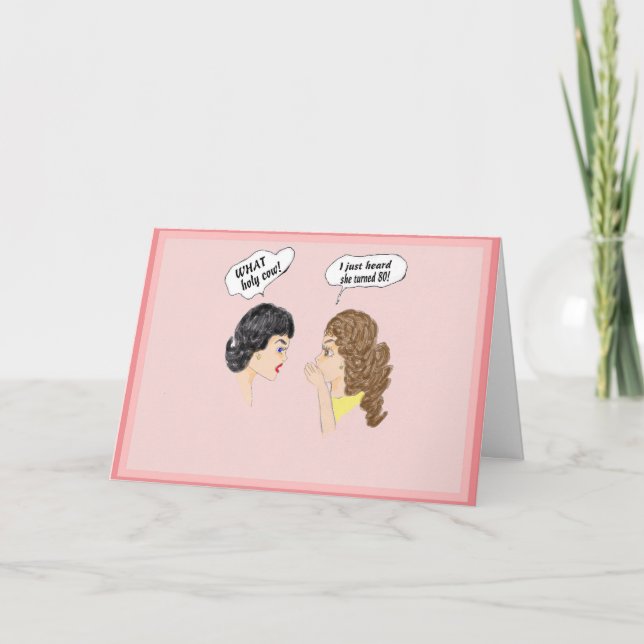 Cartão de aniversário, 80. Humor (Frente)