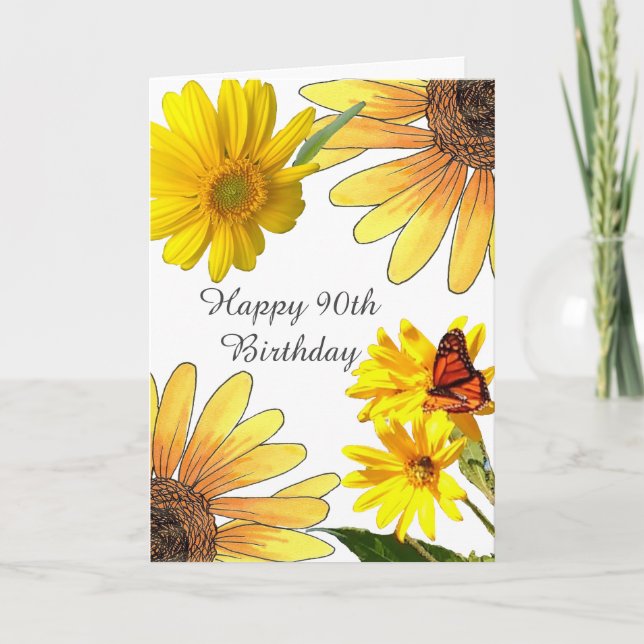 Cartão de Aniversário 90 (Frente)