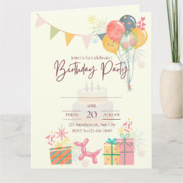 Cartão de Aniversário Aconchegante