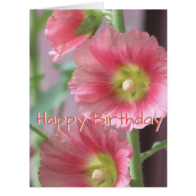 Cartão de aniversário adorável (Frente)