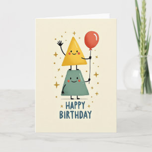 Cartão de Aniversário Amigos Estrelados