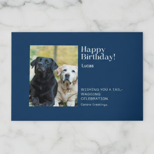 Cartão de Aniversário Amigos Labrador